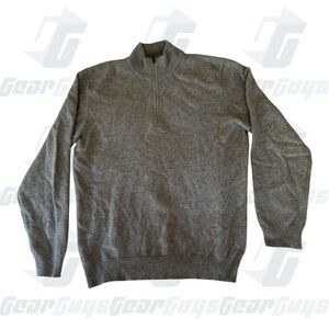 Men's Classic Gray Zip-Up Sweater Will & Cashmere made in Italy